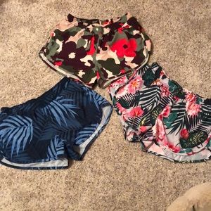 Women’s running shorts 3 pack